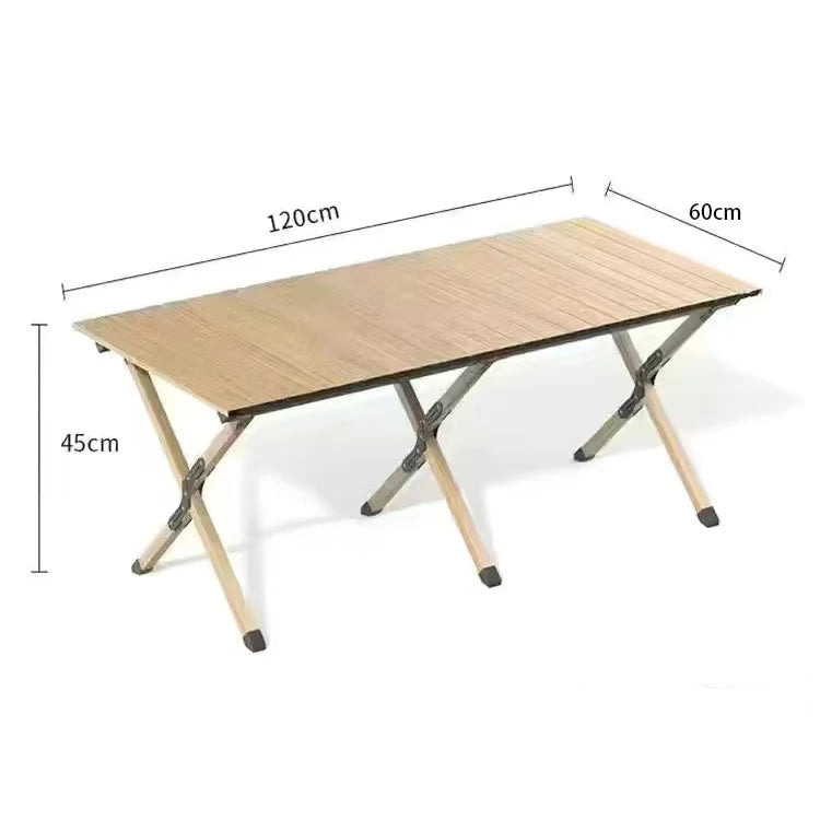 Mesa de camping para jardín