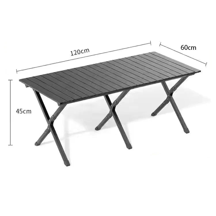 Mesa de camping para jardín
